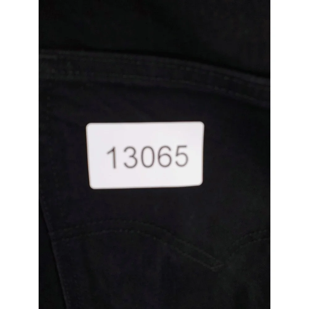 Levis 501 Jeans Mens 44x32 Black Original‎ Straight Button Fly Heavy Denim Pants